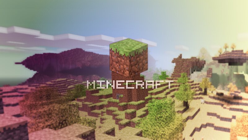 Minecraft game scene