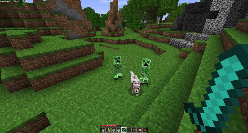 Minecraft gameplay scene
