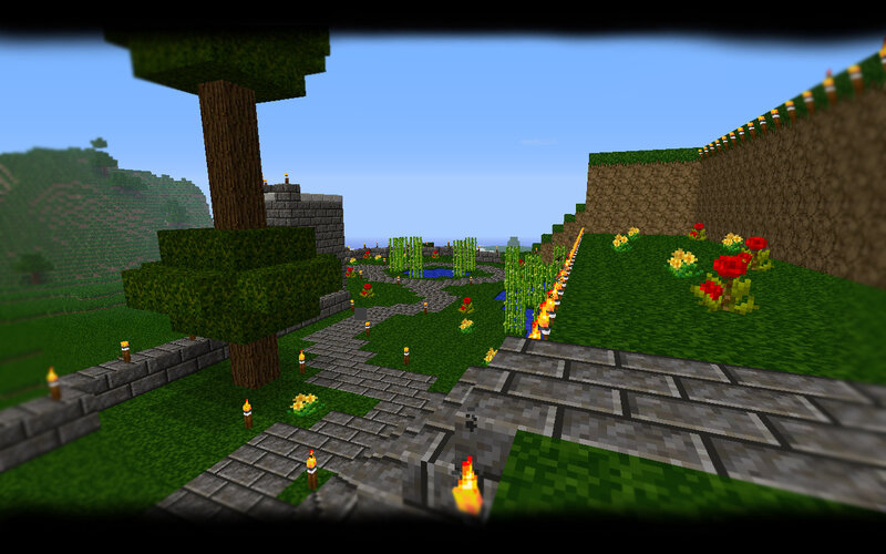 Minecraft garden path