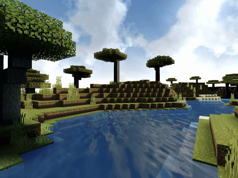 Minecraft Jungle Biome — Blue