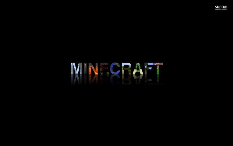 Minecraft Logo — Black, Minimalist