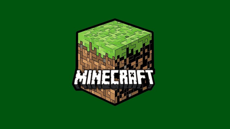Minecraft Logo — Green