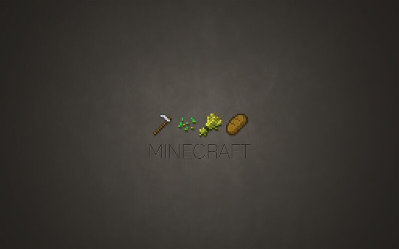 Minecraft Logo with Items