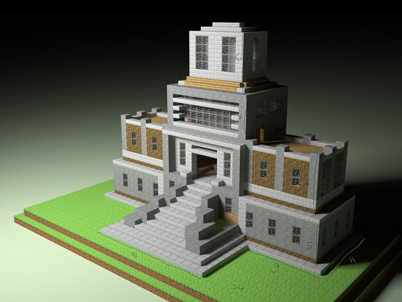Minecraft modern building