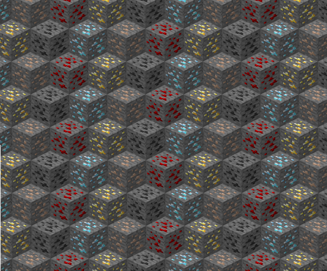 Minecraft ore blocks