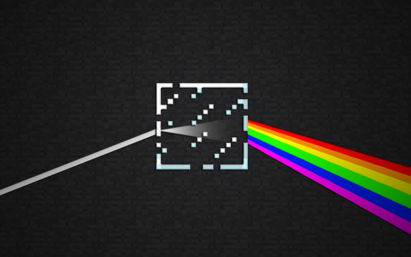 Minecraft prism rainbow