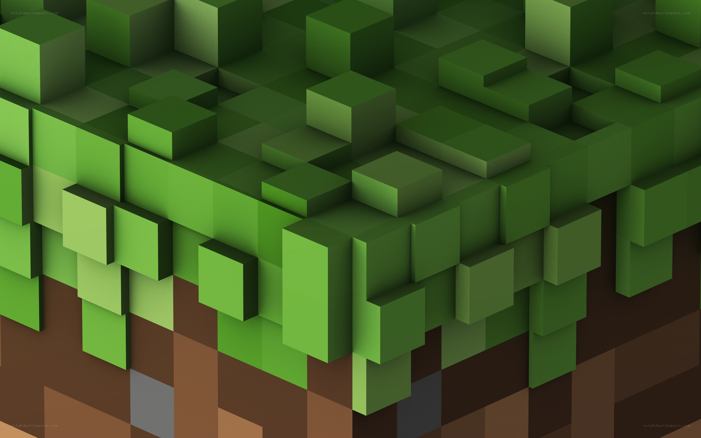Minecraft-style terrain