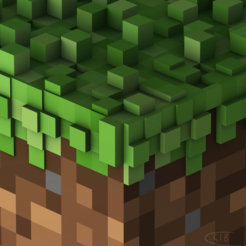 Minecraft-style terrain