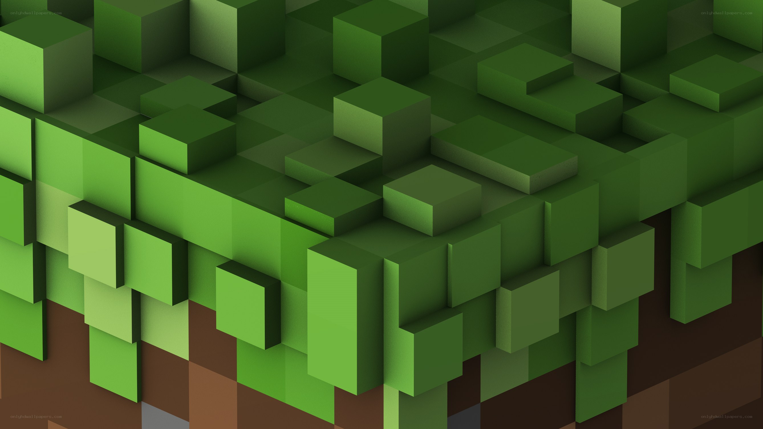 Minecraft-style terrain