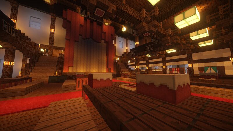 Minecraft Theater Interior