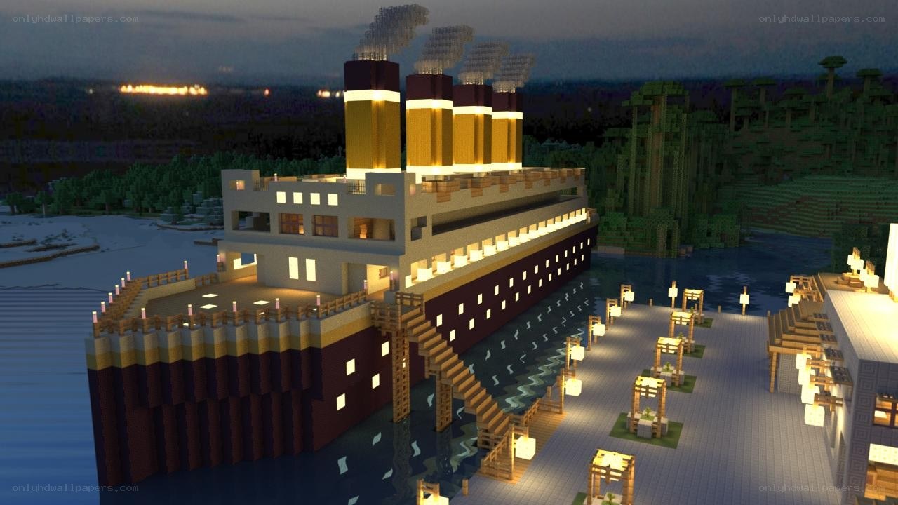 Minecraft Titanic replica