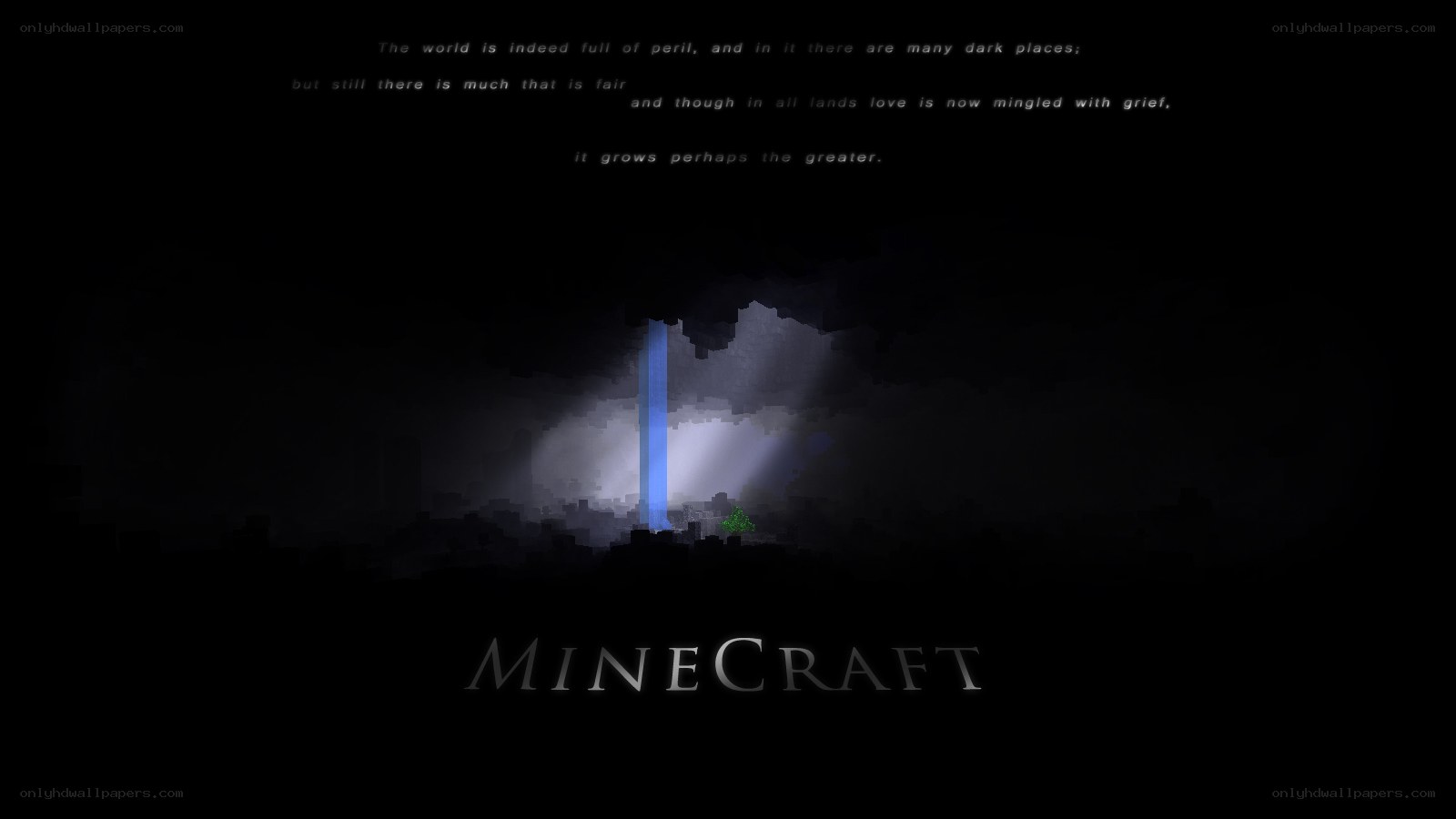 Minecraft title screen