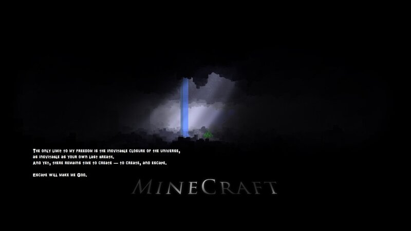 Minecraft title screen