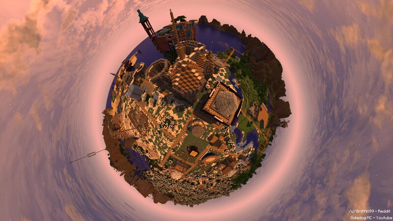 Minecraft World Globe