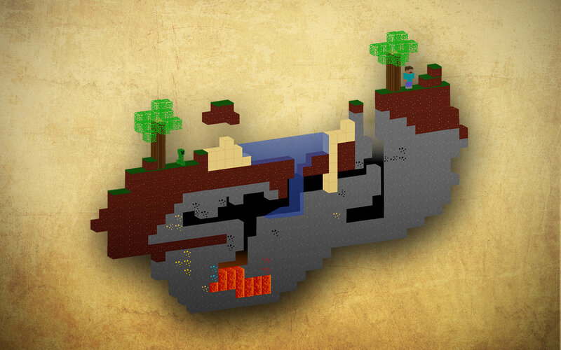 Minecraft world slice
