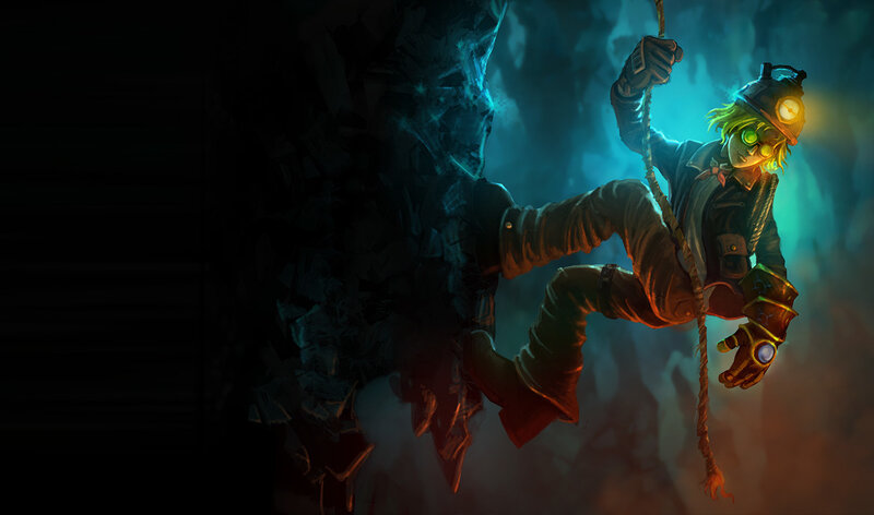 Miner Character Climbing Rope