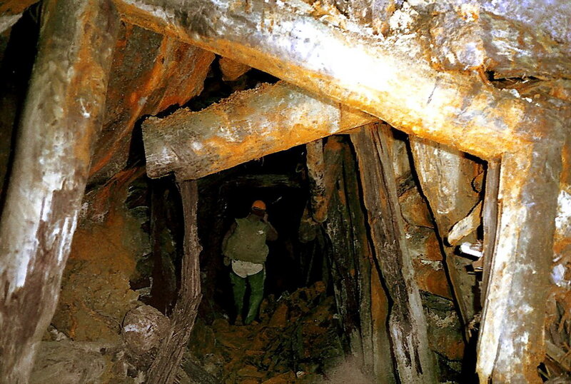 Miner in Tunnel — Brown