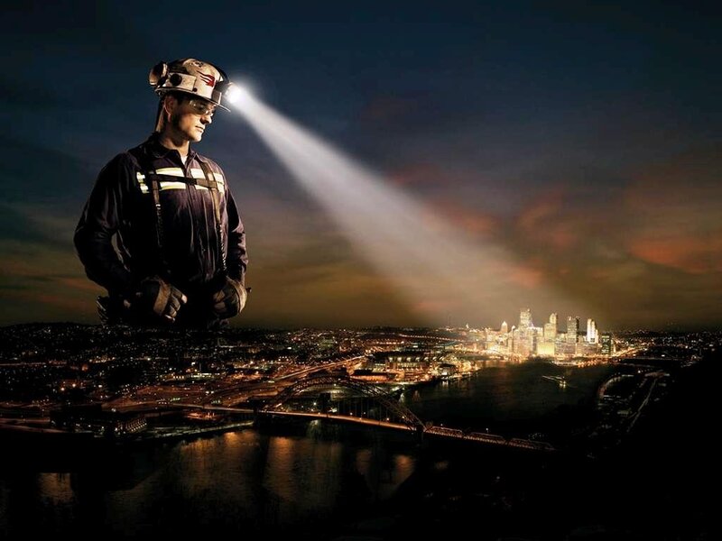 Miner with Headlamp