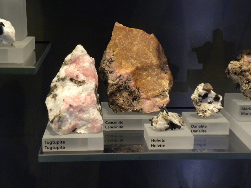 Mineral Specimens on Display