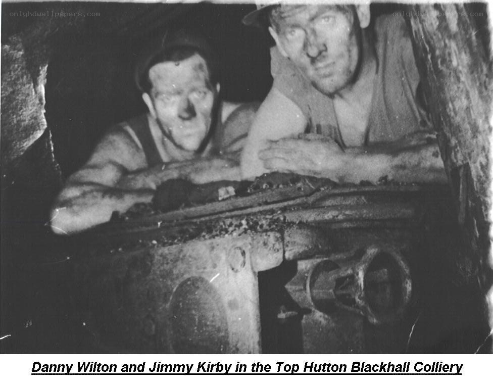 Miners in a coal mine