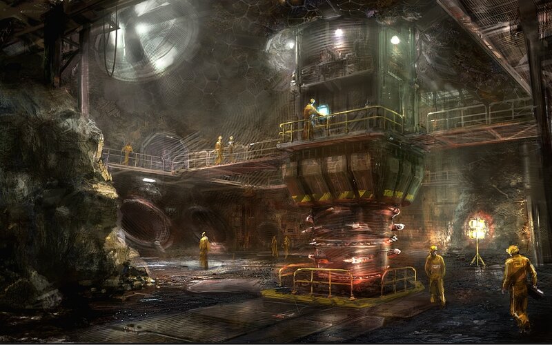 Miners in Underground Facility