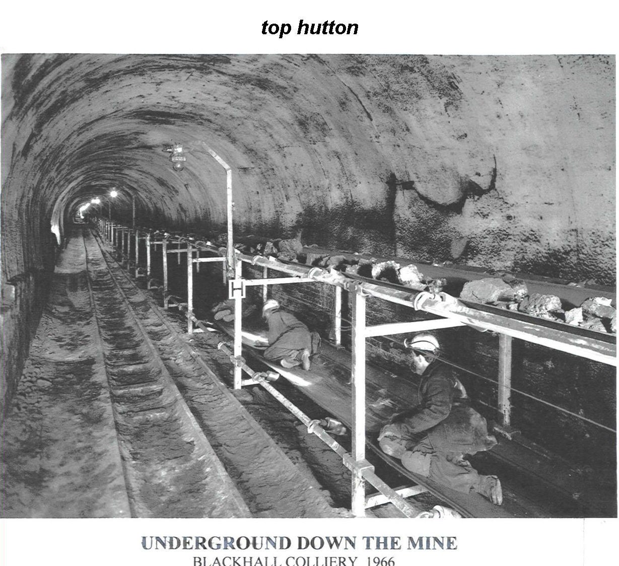 miners in underground tunnel