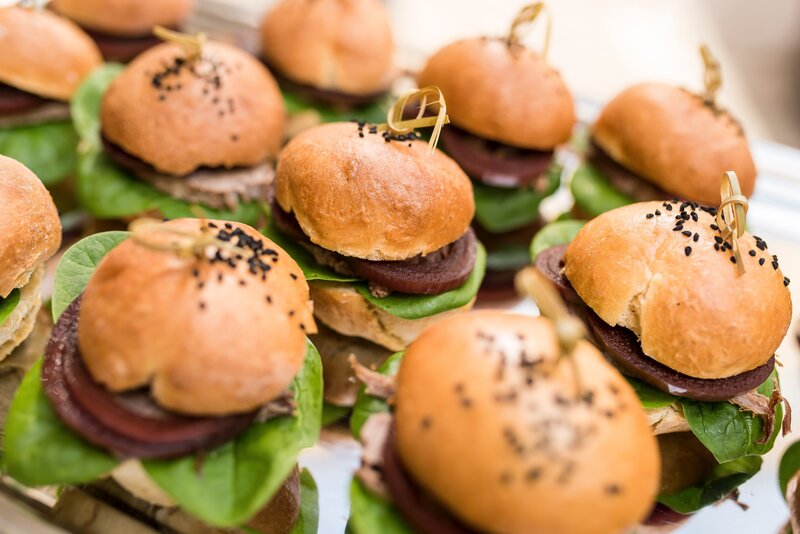 Mini Burgers on a Platter
