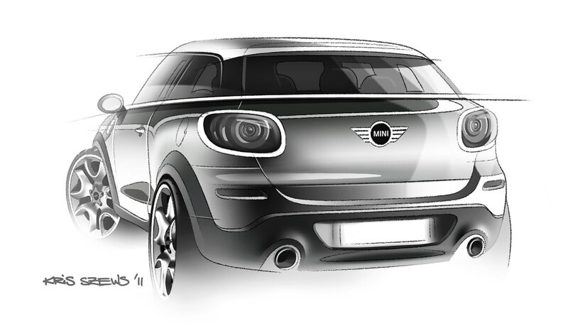MINI car design sketch