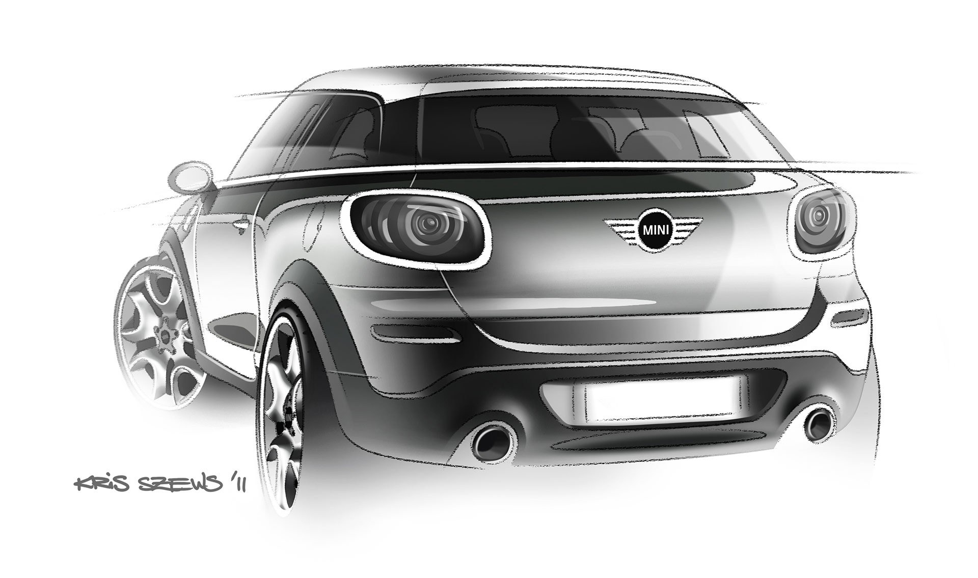 MINI car design sketch