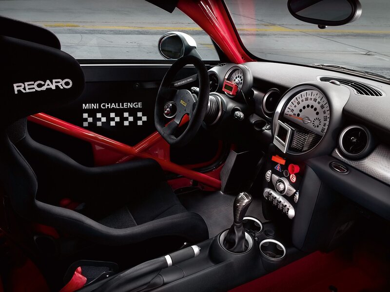Mini Challenge race car interior