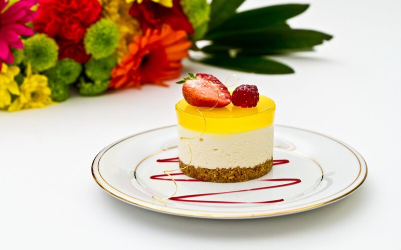 Mini Cheesecake with Fruit