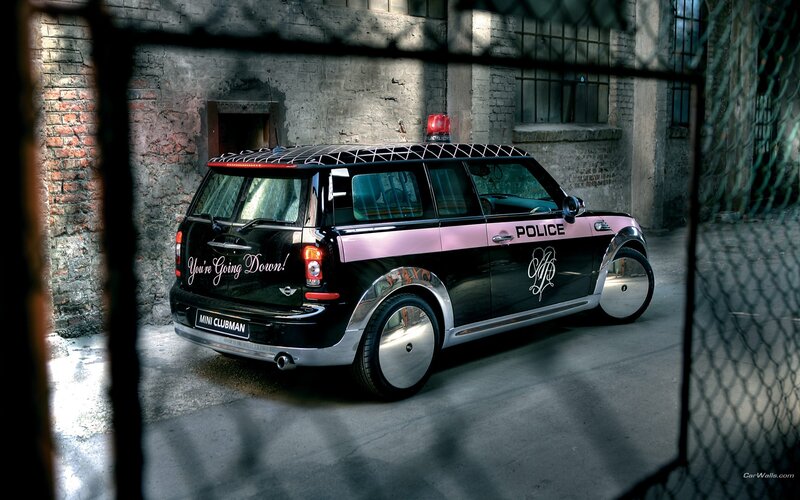 Mini Clubman police car