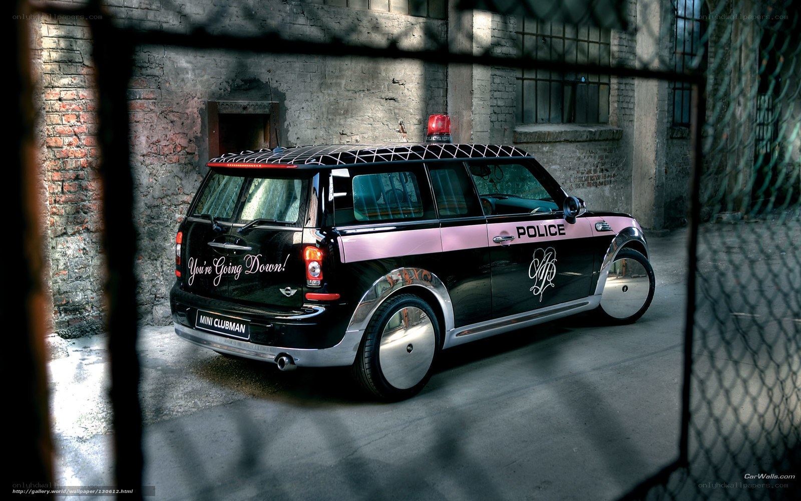 Mini Clubman police car