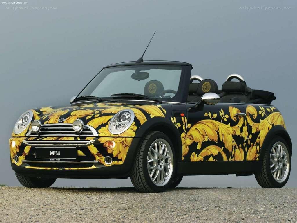 MINI convertible with floral design
