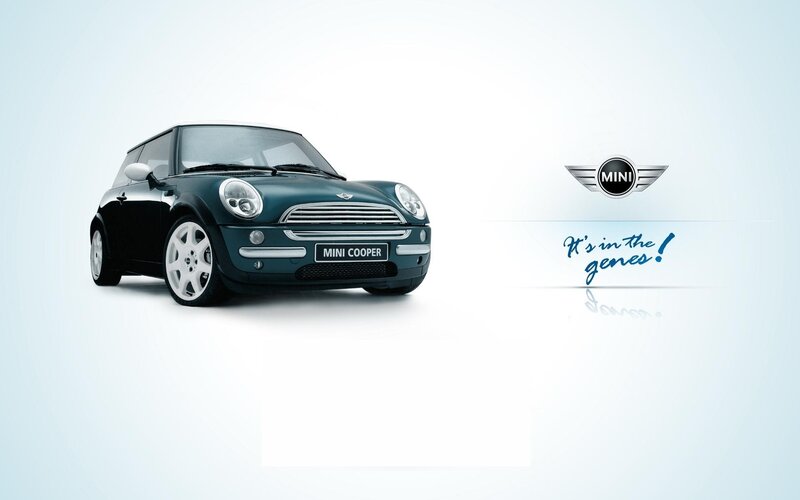Mini Cooper car advertisement