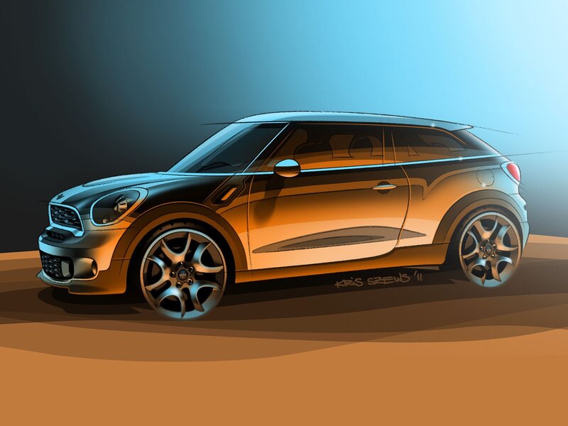 MINI Cooper Car — Orange