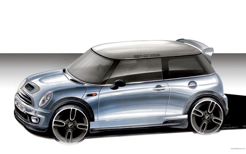 Mini Cooper GP concept sketch