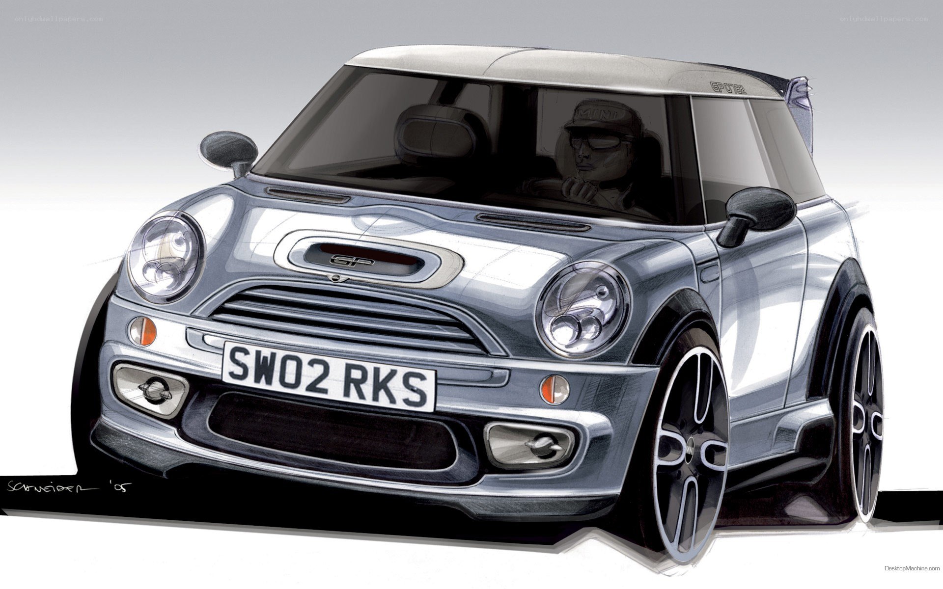 Mini Cooper GP concept sketch