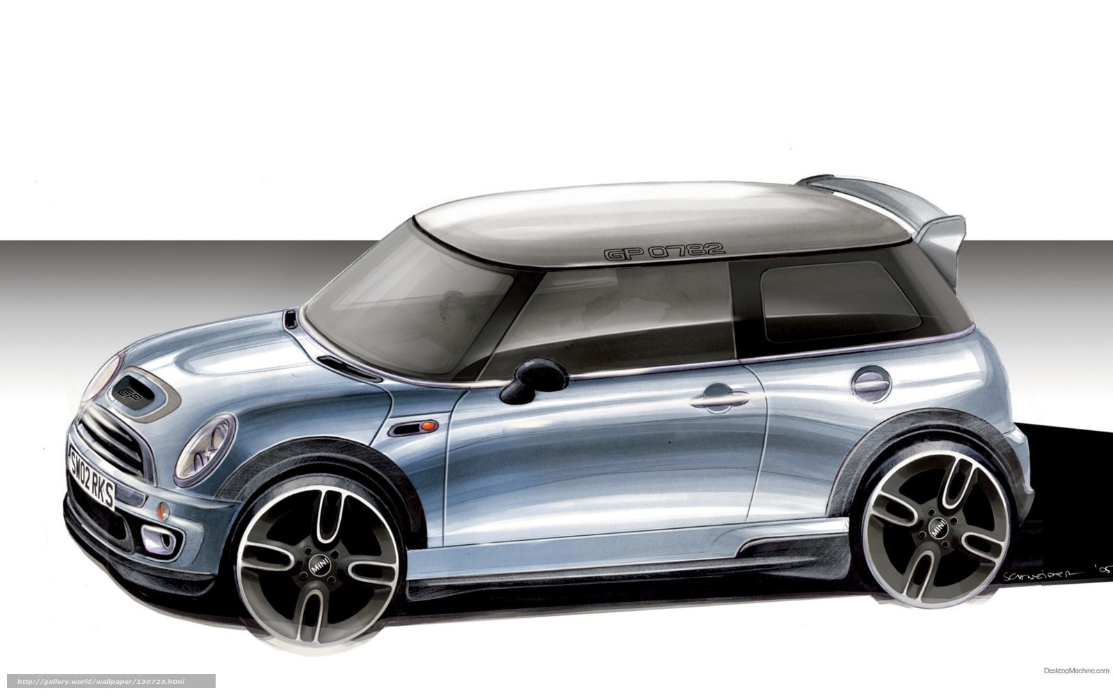 Mini Cooper GP concept sketch