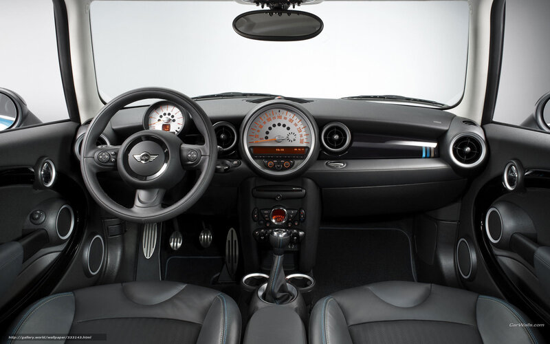 Mini Cooper interior dashboard