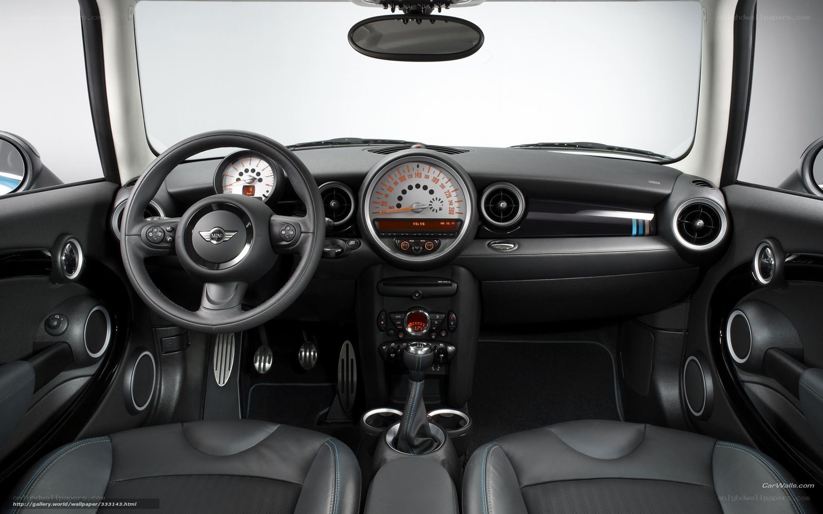 Mini Cooper interior dashboard