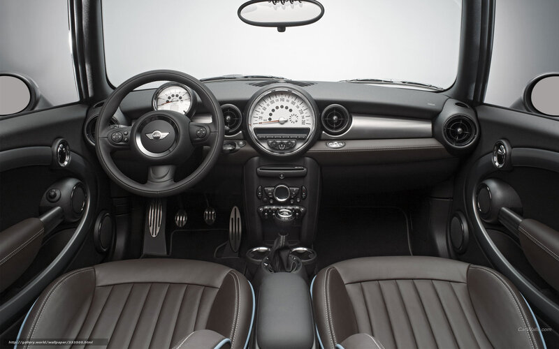 Mini Cooper interior dashboard