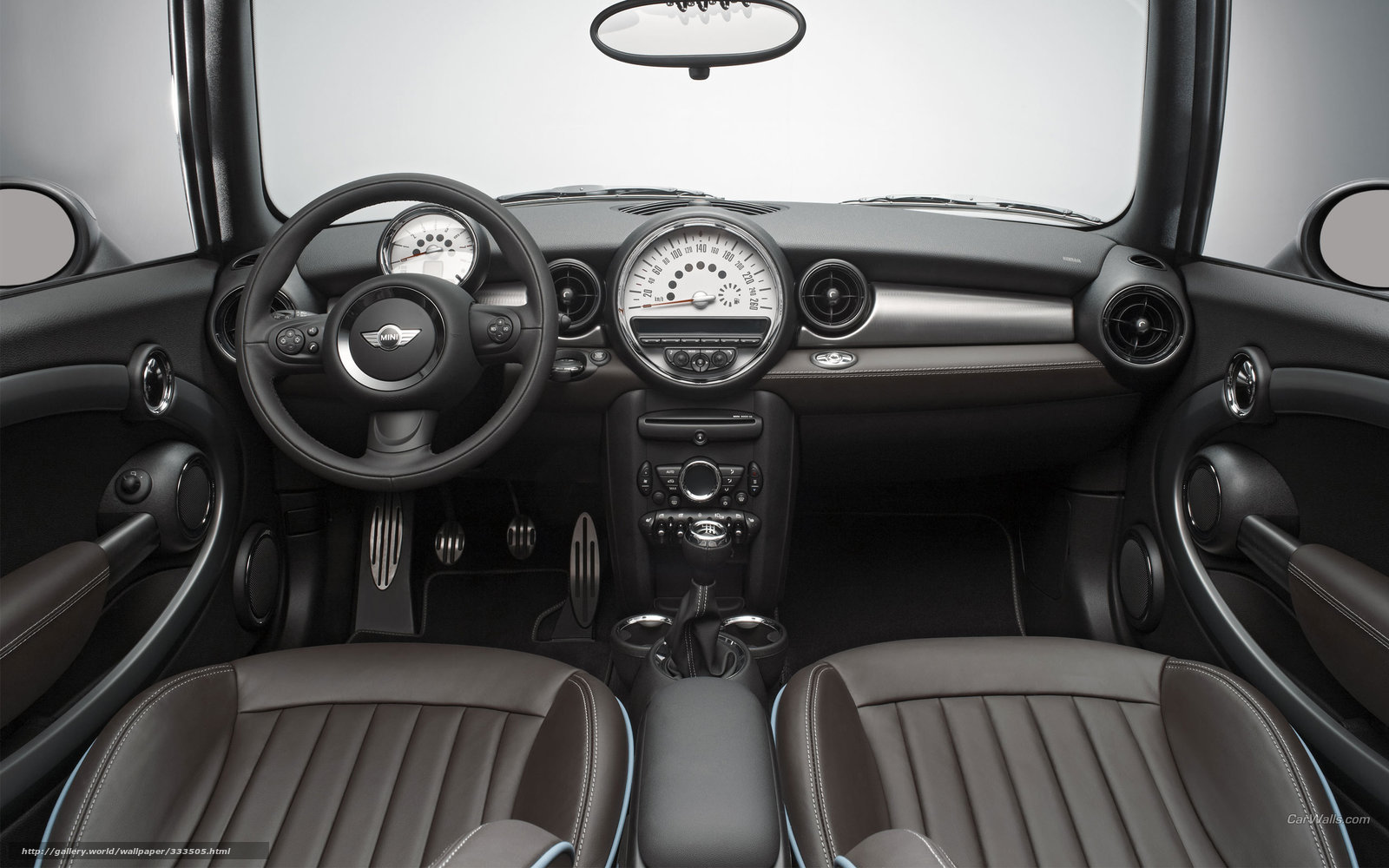 Mini Cooper interior dashboard