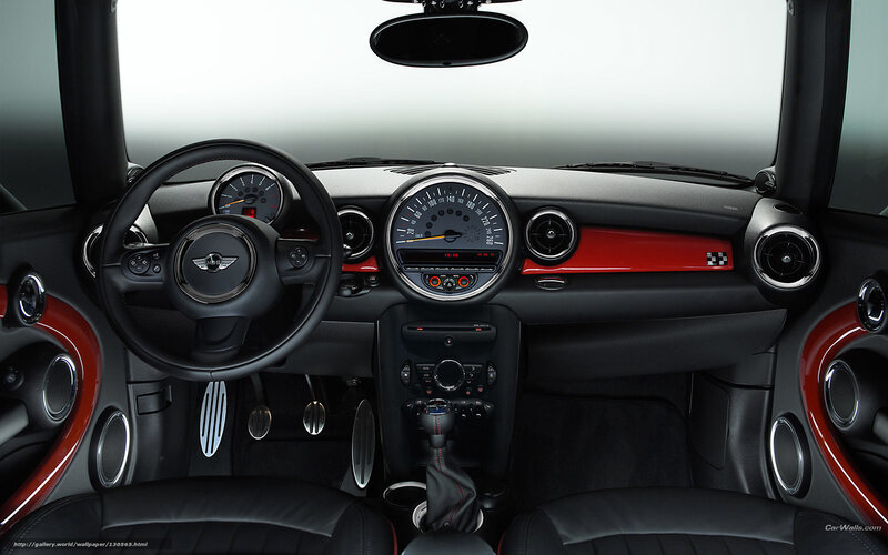Mini Cooper interior dashboard