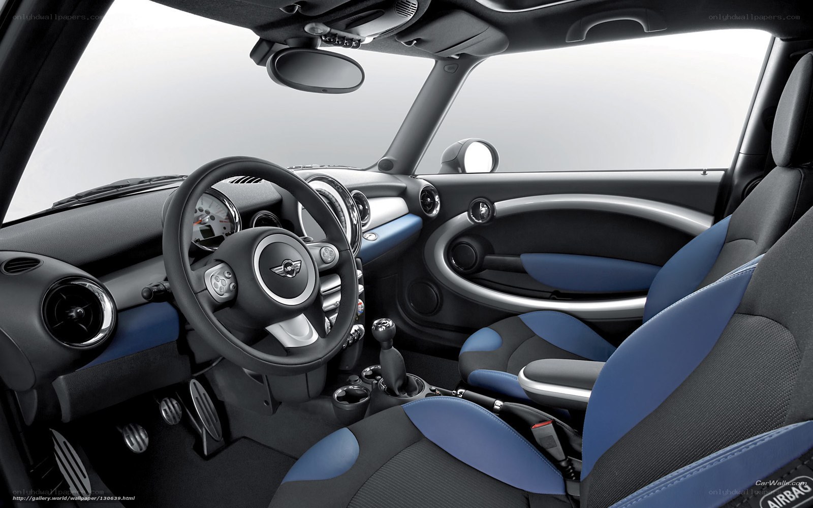 Mini Cooper interior dashboard