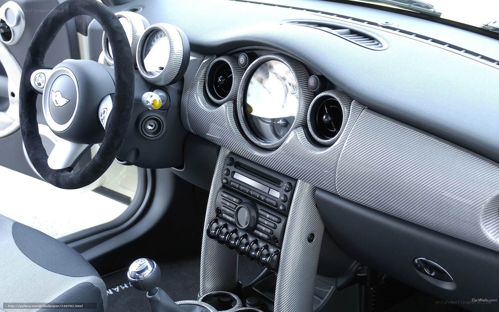 Mini Cooper interior dashboard