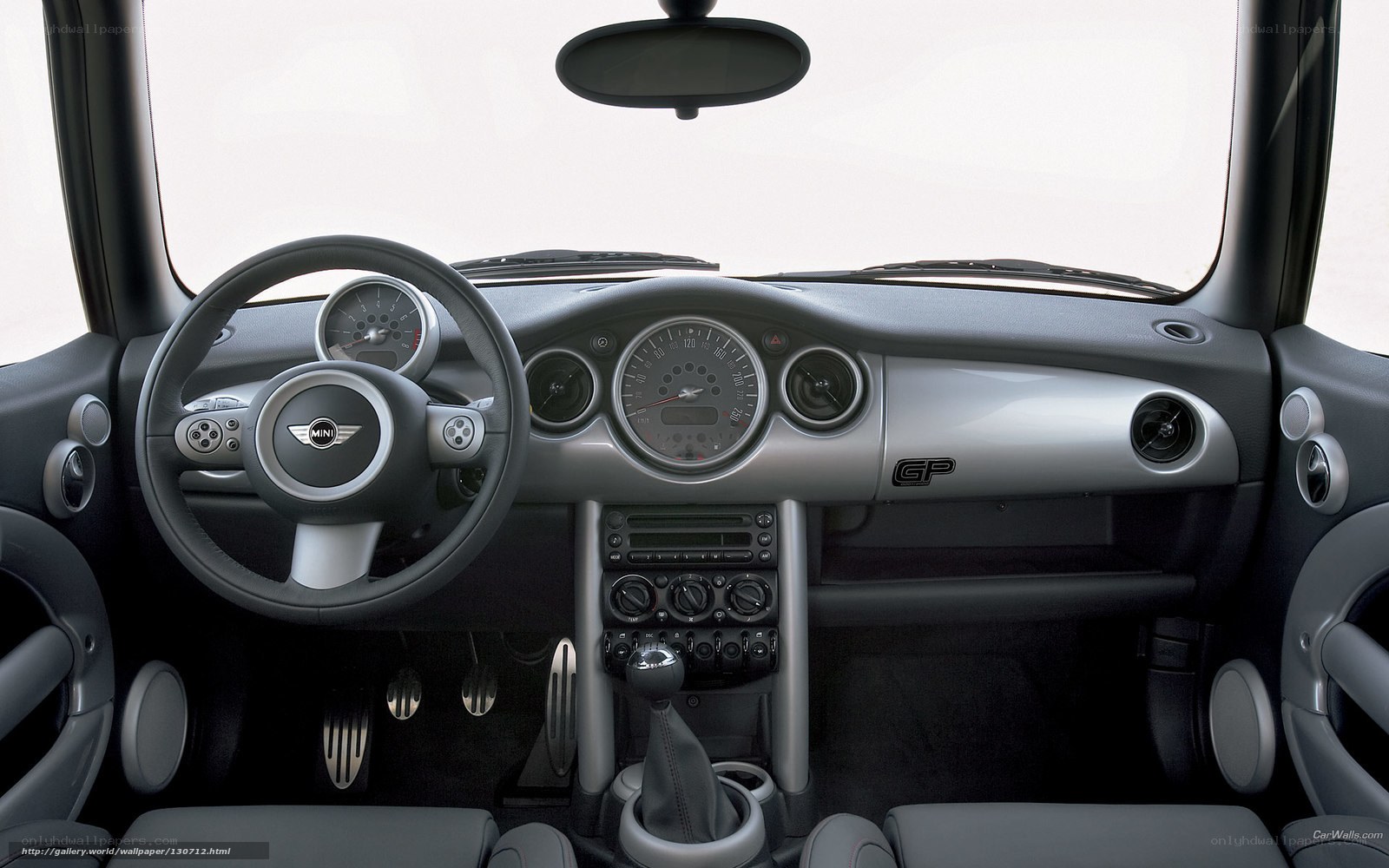 Mini Cooper interior dashboard