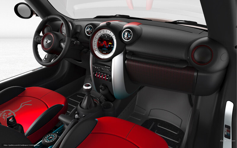 Mini Cooper interior dashboard