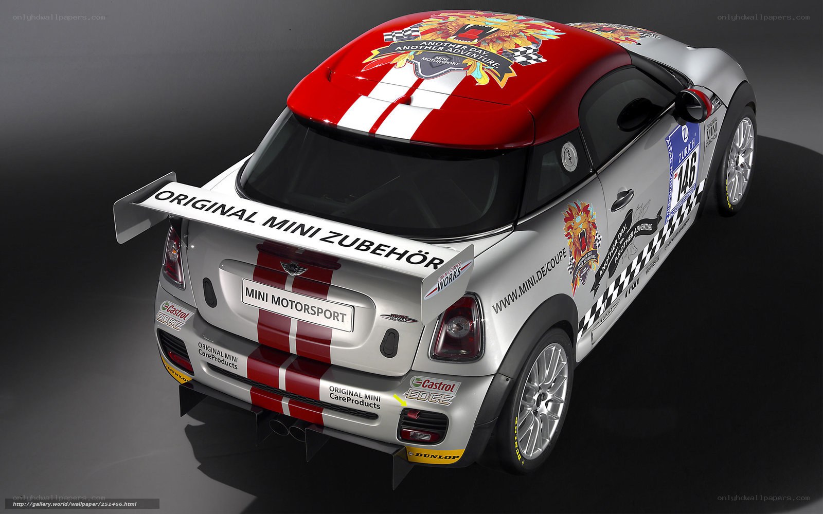 Mini Cooper race car