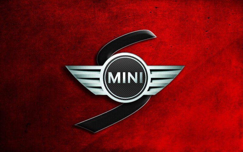MINI Logo on Red